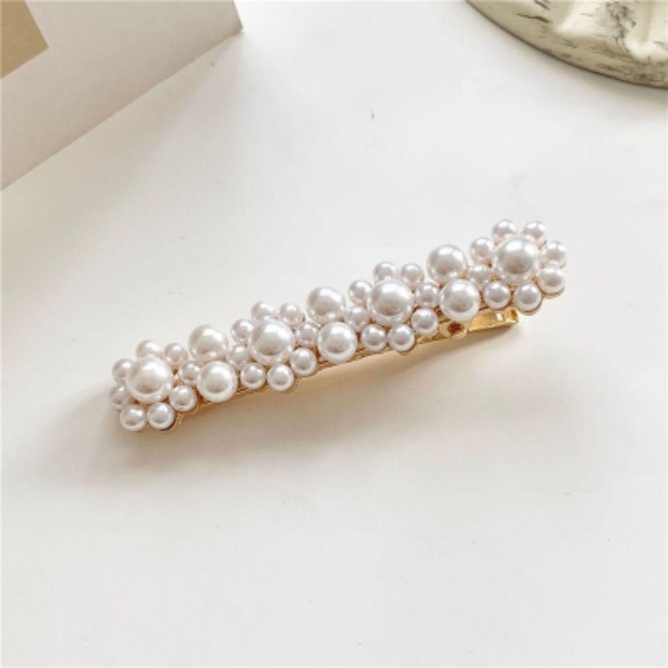 Mori Style Minimalist Korean Alloy Pearl Duckbill Hair Clip