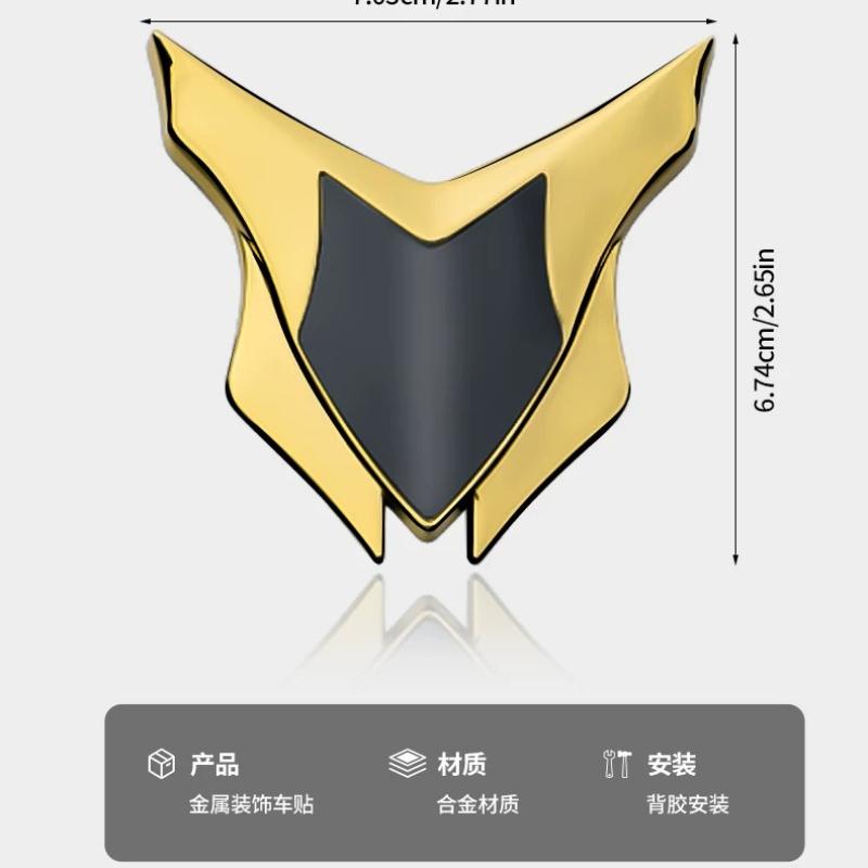 Suitable for mini beam of light car COOPER/JCW car metal decorative sticker 3D three-dimensional car logo shield
