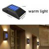 Solar Powered Wall Lights Outdoor Waterproof Up Down LED Lighting for Garden Yard Patio Pathway Street Home Decor