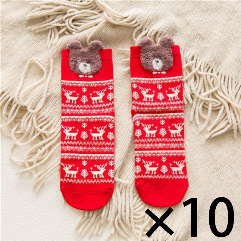 

Зимние подростковые рождественские носки, мультяшные носки, рождественский подарок One size