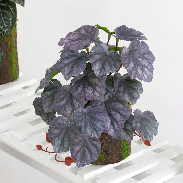 Artificial Amphibian Plants Terrarium Leaves Habitat Decor for Iguana for Turtle