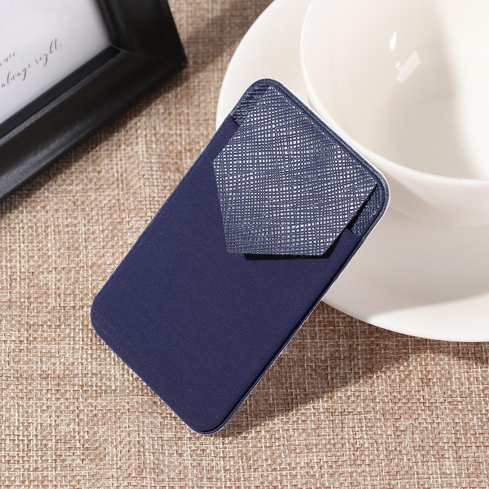 New Fashion Universal Phone Card Holder Fashion Lycra Cell Phone Pocket Wallet Case Slim Pocket Adhesive Sticker Card Holders