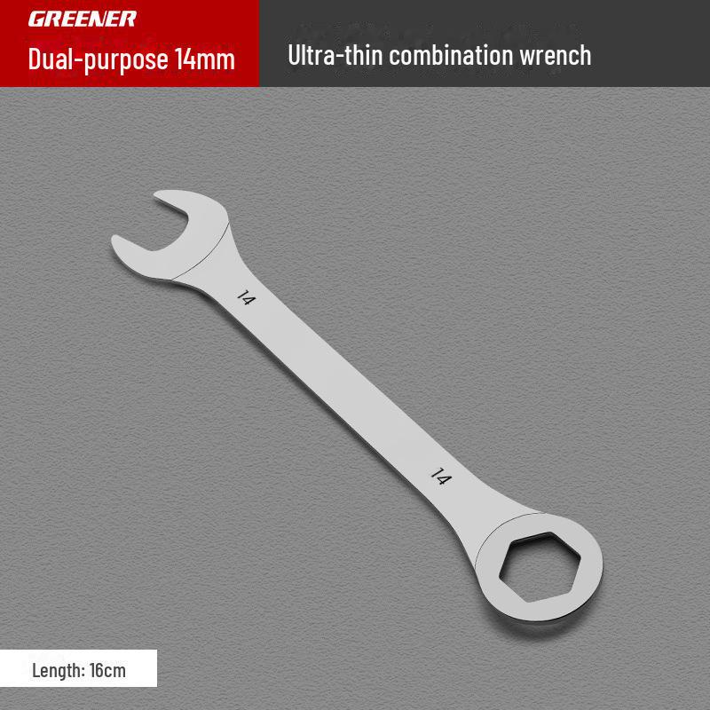 Green Forest Thin Open End Wrench Set: Complete Hardware Tool Set