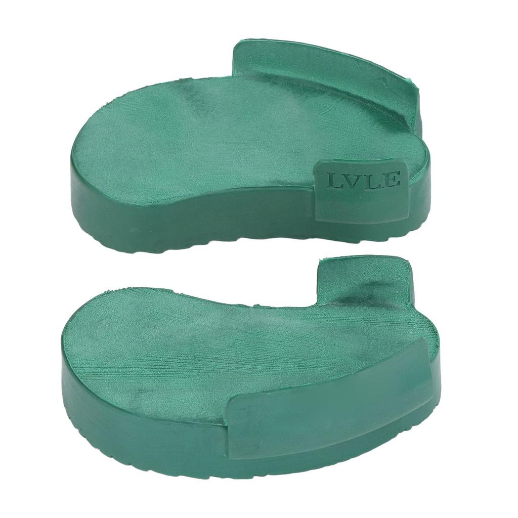2Pcs Cow Hoof Pads Rubber Green Cattle Hoof Trimming Accessories with Adhesive for Pasture