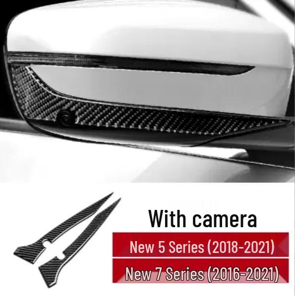 Osłona lusterka wstecznego z włókna węglowego dla BMW serii 123, GT, serii 5, X1, X3, X4, X5, X6 - Pasek dekoracyjny chroniący przed kolizjami i zarysowaniami