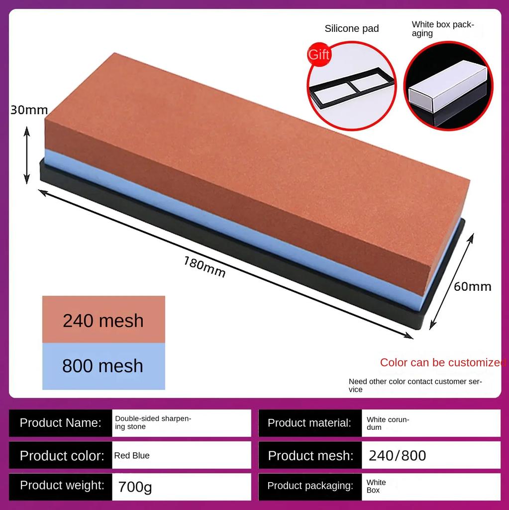 New Professional Set Kitchen Sharpening Stone Professional Whetstone Woodwork Grinding Stone White Alundum Polishing Tool