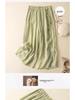 Retro Embroidered Tencel Wide-Leg Pants - Women’s High-Waist Summer Casual with Slit Tassel Details.