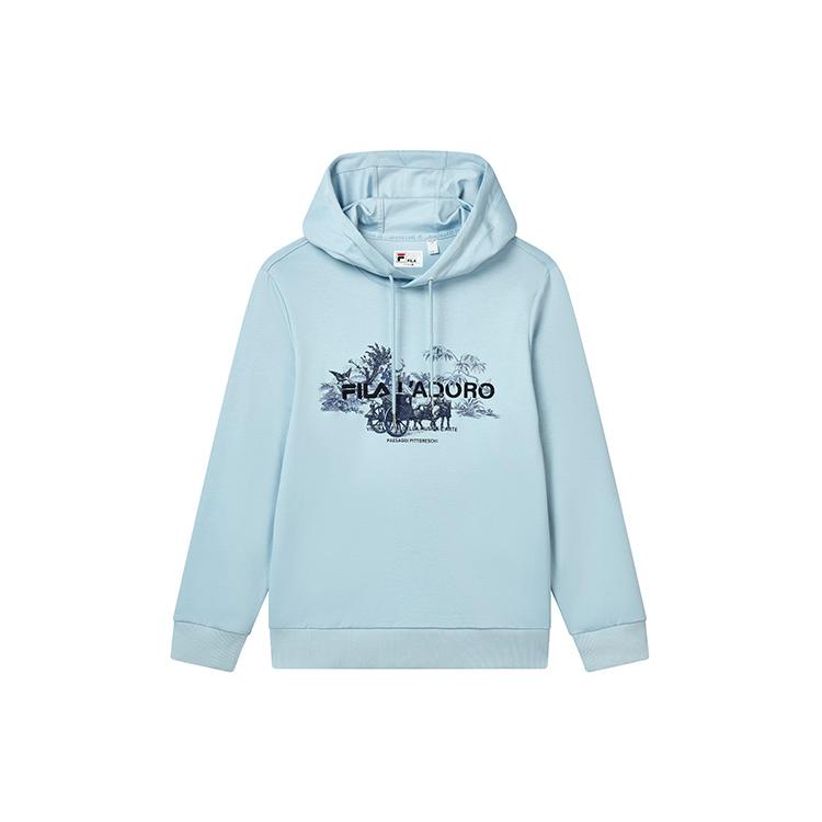 FILA Sweatshirts Men s Juefang Blue Hooded Moderate F11M238203F-LB L