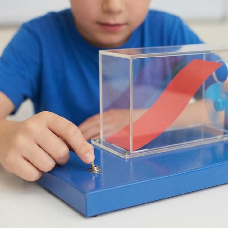 Handheld Wind Tunnel System For Visualizing Aircraft Lift Force Perfect For School Labs