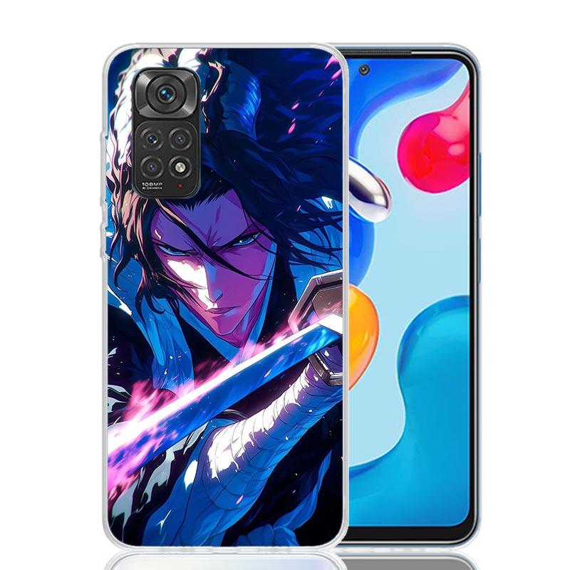 Bleach Kuchiki Byakuya Phone Case For Xiaomi Redmi Note 15 14 13 12S 12 Pro Plus 11S 11E 11 11T 10S 10 Art Soft Pattern Cover Re