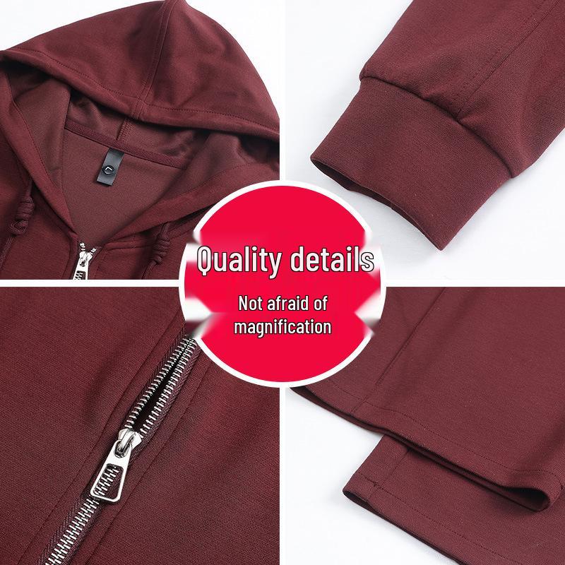 Mom's Spring 2026 Casual Two-Piece Sportswear: Stylish Jacket & Sweatshirt Set for Middle-Aged and Elderly Women