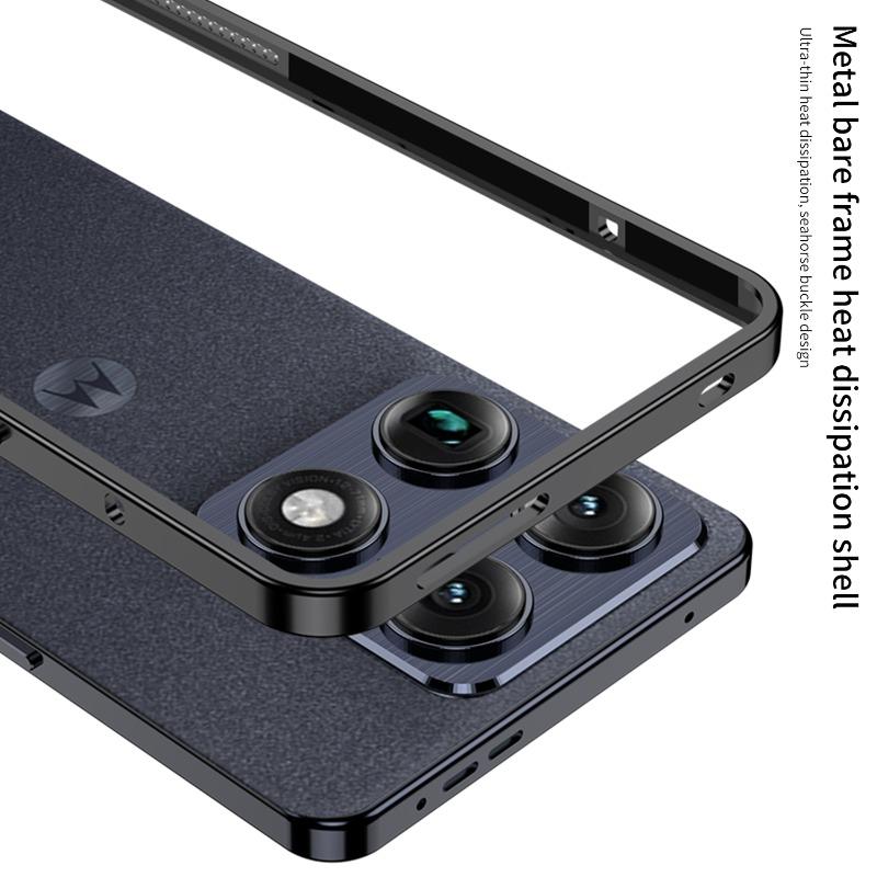 Detachable Metal Protect Ultra-Thin Case For Motorola Signature 5G Metal Frame Shockproof Cover Bumper For Moto X70 Air Pro