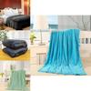 Super Soft Warm Flannel Blanket For Cozy Nights In Solid Color Options