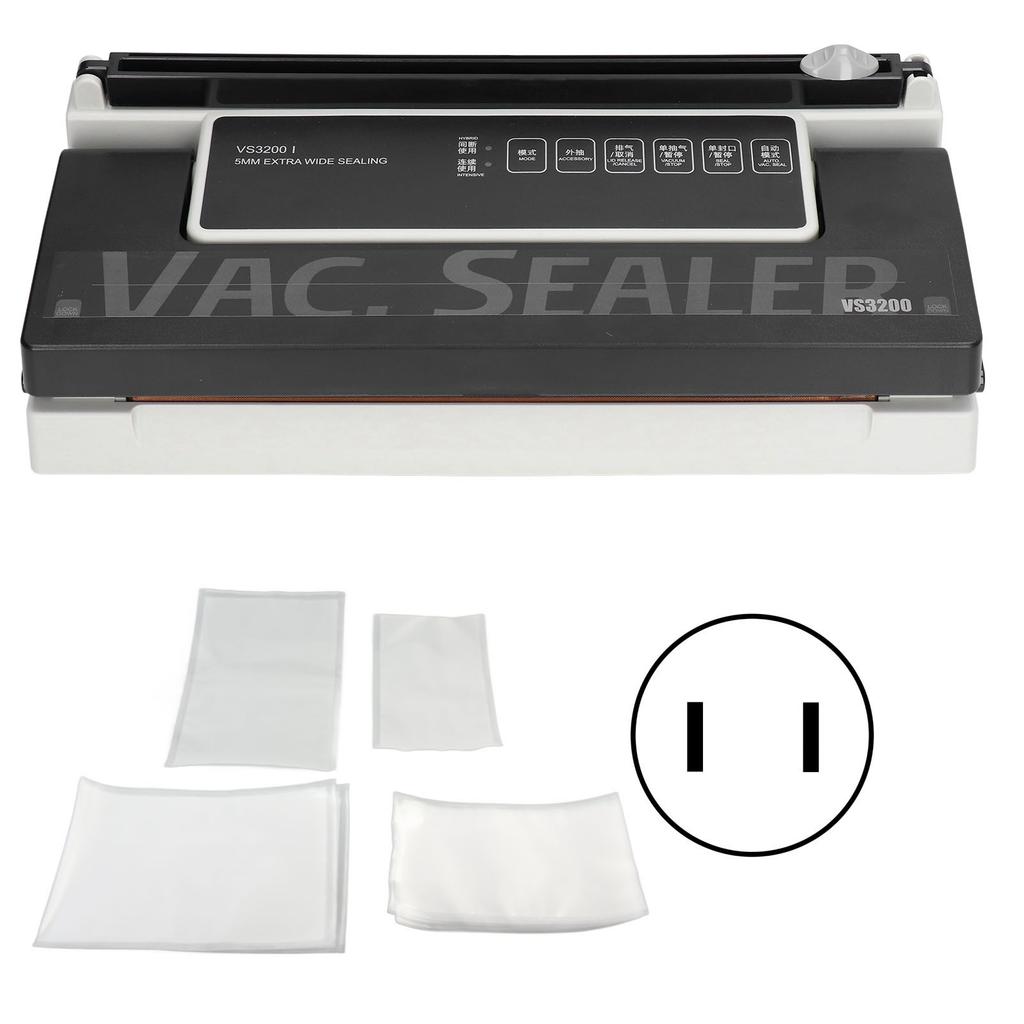 170W 5mm Vacuum Sealing Machine with 180ml Bag Multifunctional Food Packing Machine Vacuum SealerUS