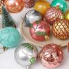 12pcs 6cm Painted Christmas Balls Pendant Plastic Xmas Tree Pendants  Home New Year Festival Gift