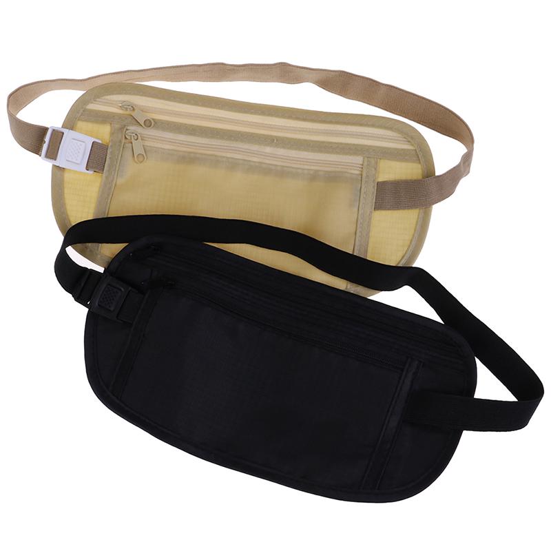 Travel Money Belt Hidden Waist Security Wallet Bag Passport Pouch Id Holder