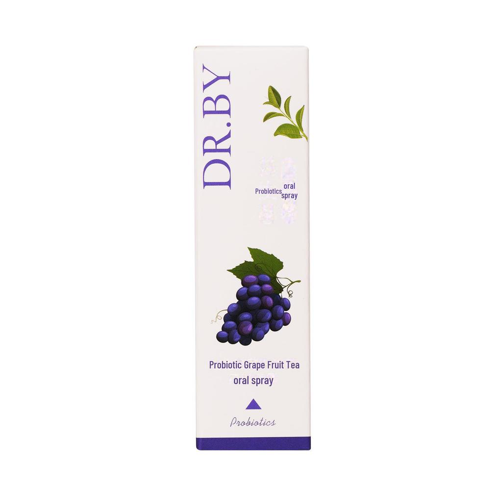 Dr. BY Fresh Breath Probiotic Oral Spray - Grape White Peach Oolong Flavor