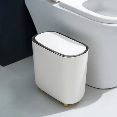 Úzký odpadkový koš do koupelny, boční odpadkový koš s víkem, kuchyňský odpadkový koš odolný proti zápachu, krytý odpadkový koš, koš na odpadky