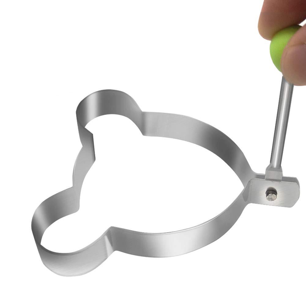 

5 шт./лот, кольцо для формирования горячих жареных яиц для любви, кухонные инструменты в форме сердца Cute Rat