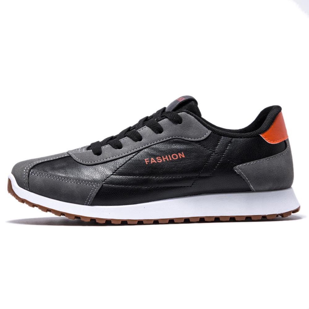 2025 New Breathable Sports Casual Shoes Trendy Shoes Men's Leather Walking Shoes Dad Shoes Student Casual Shoes