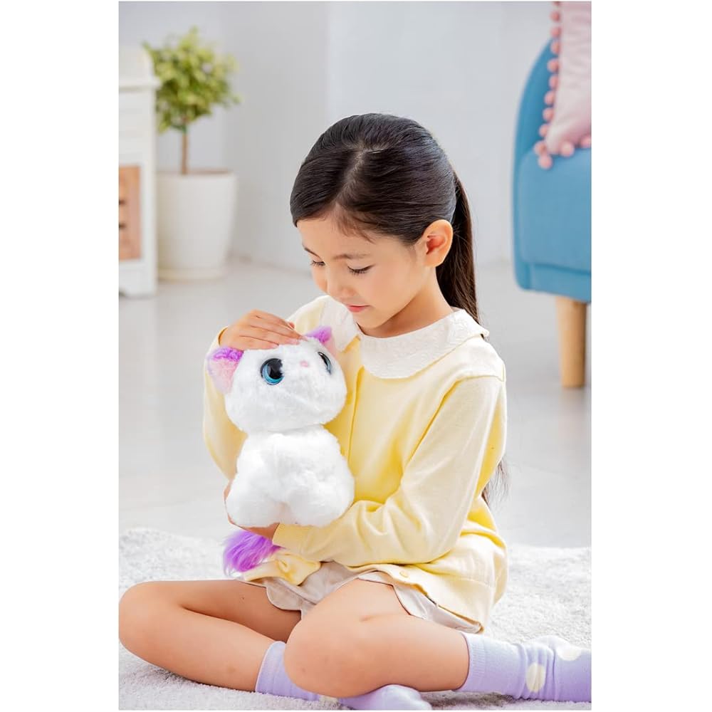 Takara Tomy Cute Cuddly Kitten Plush Toy Soft and Adorable Stuffed Animal