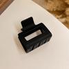4pcs Frosted Rectangular Hairpin Half Hair Clip on The Back of The Head in Autumn and Winter Shark Clip Simple