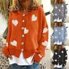 Women S Sleeveless Single Breasted 3d Pattern Loose Fit Autumn Winter Cardigan Sweater
