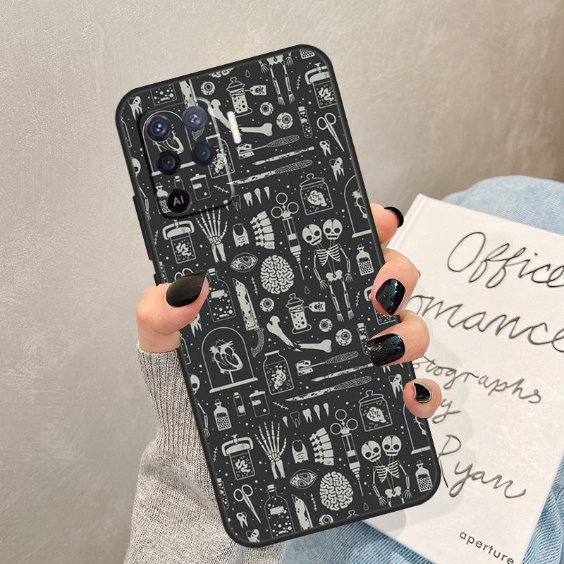 X-Ray Human Anatomy Case For Oppo A40 A60 A80 A78 A38 A18 A98 A58 A96 A76 A16 A94 A74 A54 A15 A17 A57 A77 A5 Pro