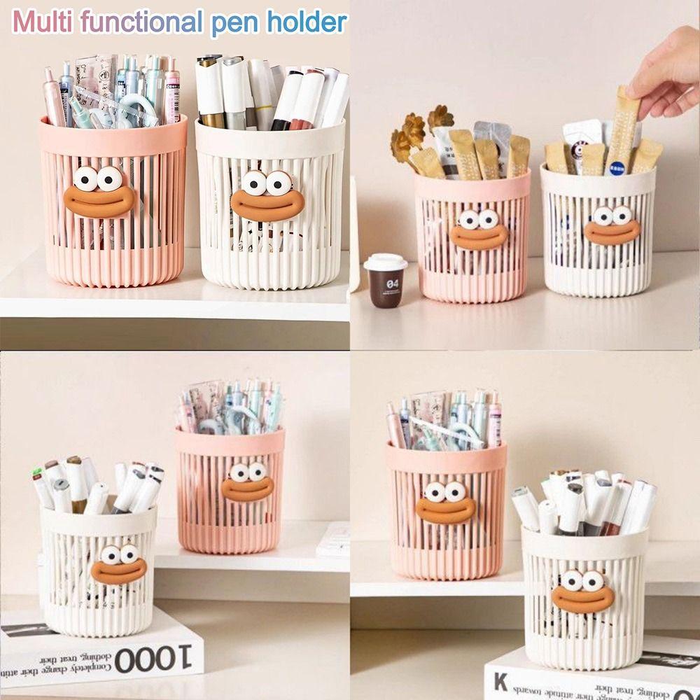 DIY Pencil Holder Big Mouth Desktop Storage Buckets Cute Pencil Case  Students Stationery