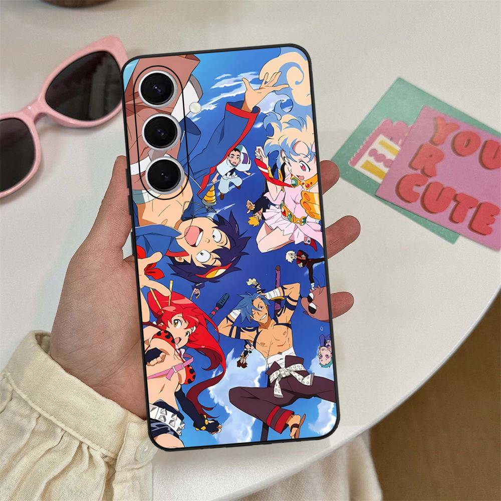 Gurren Lagann Anime Phone Case For Samsung S 24 Fe 25 Ultra Plus 20 Lite 21 30 22 23 24 22 Ultra 5G Fundas