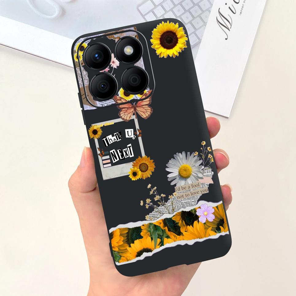 Women Fashion Girly Phone Case For Huawei Honor X9b Honor X8b Coque Funda Flower Pattern Soft Silicone Funda HonorX9b 5G Coques