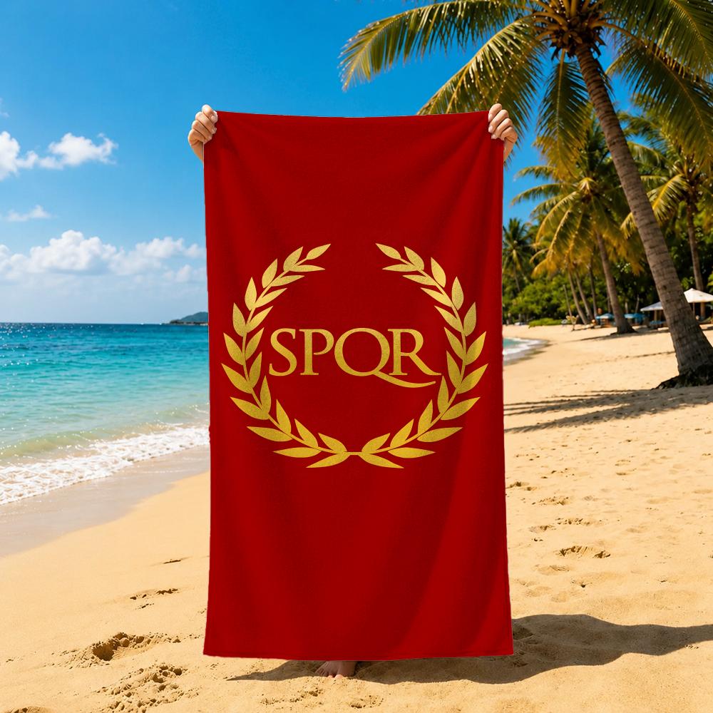 Gold Imperial Eagle Rome Towel Towel Soft Pool Gift For Travel Gym Shower Cool Camping Quick Dry Sports Large Beach Towel
