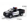 NEU 1:31 Chevrolet Colorado ZR2 Polizei Leichtmetall-Automodell mit Sound und Licht Rückzieher Kinderspielzeug Sammlerstücke Geburtstagsgeschenk