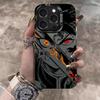 Etui na telefon komórkowy Anime Ghost Destroyer Blade Black Dead Mu Apple 17PRO iPhone13promax odporne na upadek etui ochronne AIR