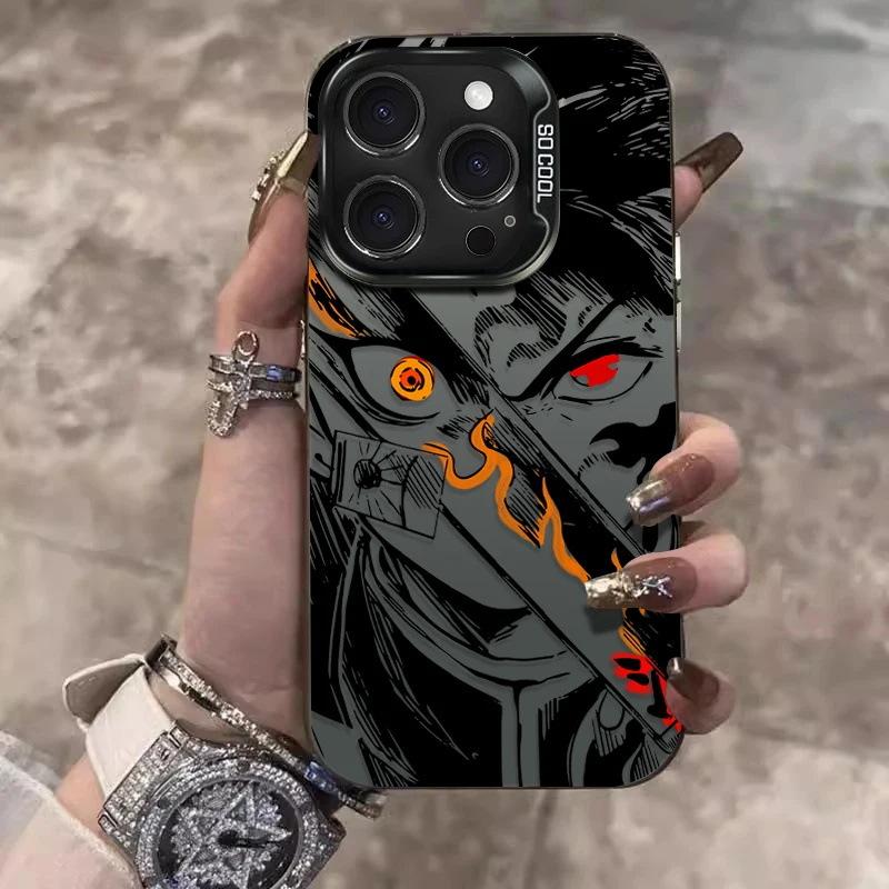 Etui na telefon komórkowy Anime Ghost Destroyer Blade Black Dead Mu Apple 17PRO iPhone13promax odporne na upadek etui ochronne AIR