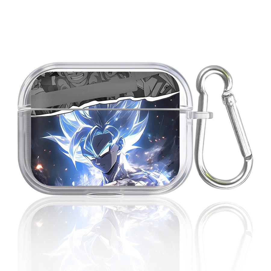 Clear Earphone Cases Cover Case For Airpods Pro 4 1 Pro2 Pro3 3 2 Anime Goku Airpods Pro 2