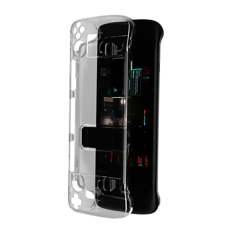 

Прозрачный чехол-подставка для Steam Deck: Прозрачный кристальный защитный чехол для ПК