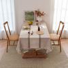 Cross Cotton And Linen Fabric Tablecloth High-End Linen Tablecloth Dining Table Cloth Coffee Table Cloth Rectangular Cover Towel
