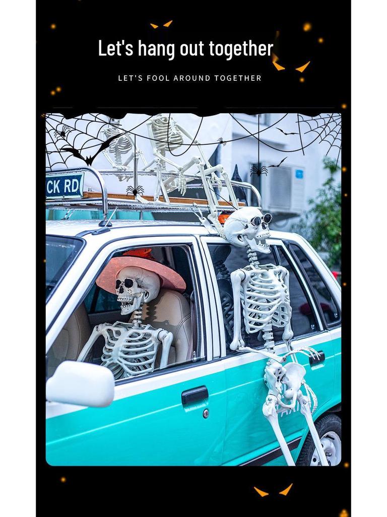 Halloween Human Skeleton Decoration for Party and Scene Layout