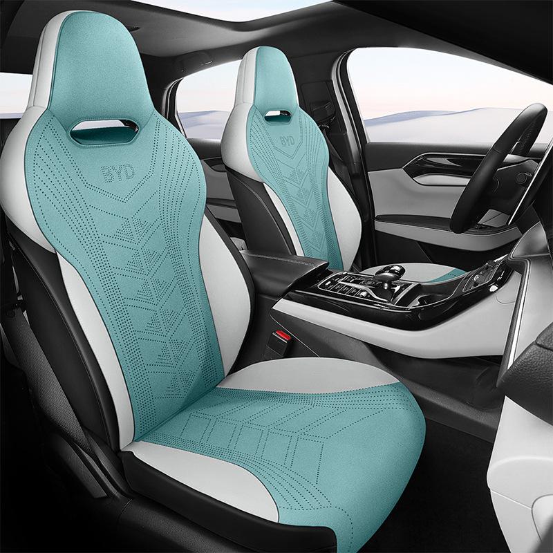 BYD Qin Plus Car Seat Cushion - All-Season Suede Breathable Cover