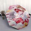 Sakura Kinomoto Cute Automatic Folding Umbrella - 3 Folding Design, Vivid Cartoon Pattern, Suitable for Outdoor Activities, A Gift for Fans In All Sea