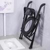 Household Elderly Toilet Seat Portable Stainless Steel Toilet Stool Foldable Pregnant Women's Toilet Chair