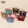 Stylish and Simple Dumpling Bag Super Mini Lightweight French Change Earphones Lipstick Bag Coin Key Small Hanging Bag Mini