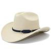 Stylish and Light One-word Top Curved-brimmed Cowboy Hat for Men and Women Couples Outdoor Travel Mountaineering Hat Versatile British Jazz Hat