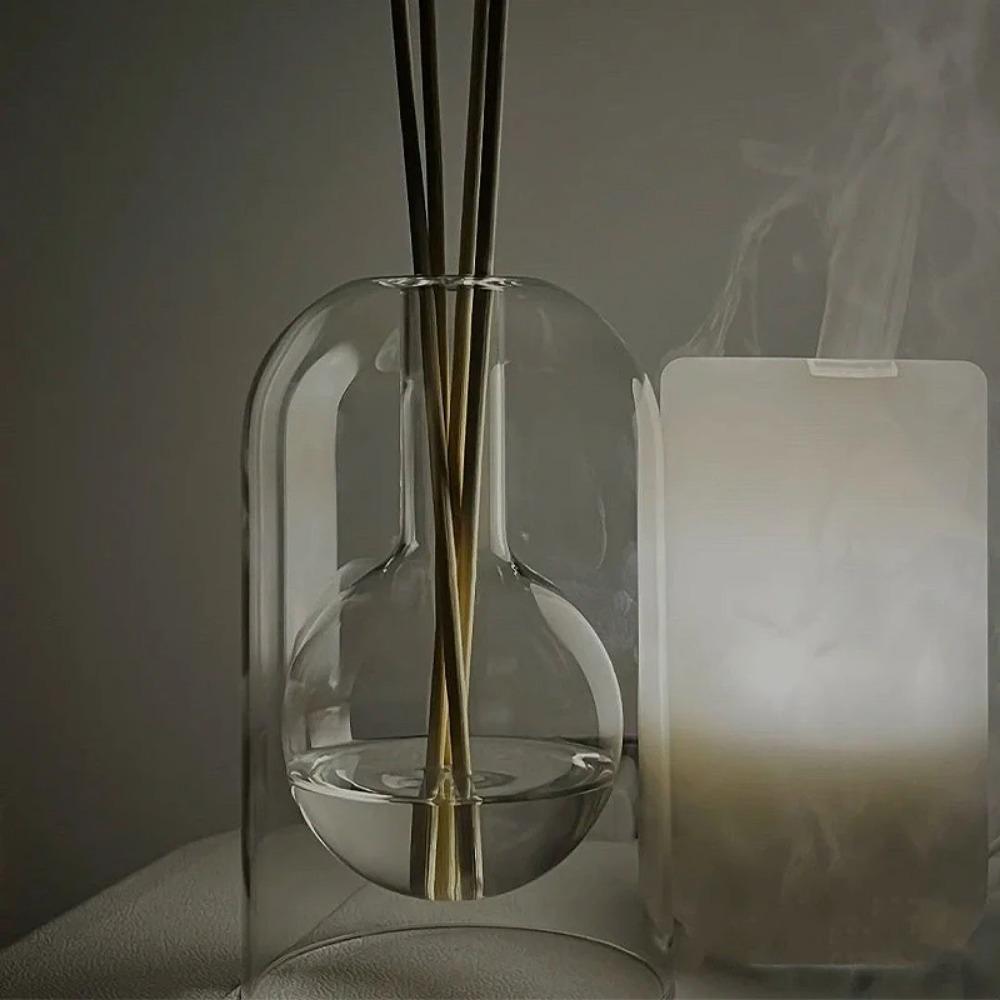 Aromatherapy Diffuser Bottle Glass Essential Oil with Diffusers Sticks 130/200ML Home Storage Transaprent Containers Bottle