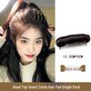 High Crown Hair Root Fluffy Wiglet - Invisible Hair Bun & Comb Accessory