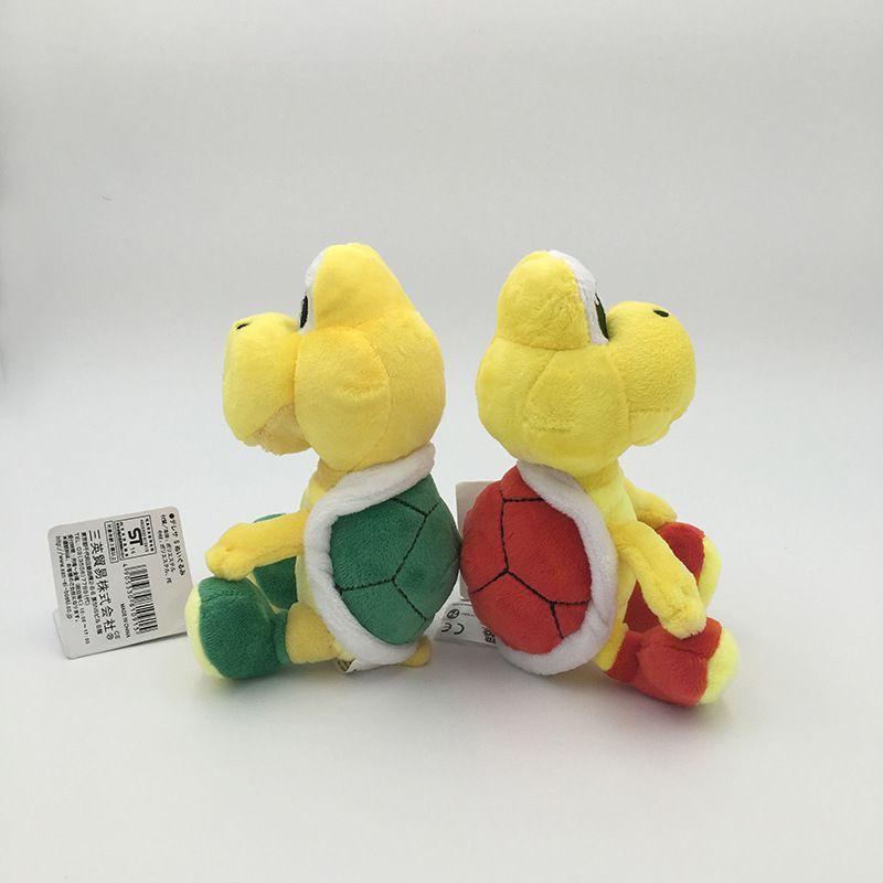 Encantadora Peluche Rellena de Koopa Troopa de Super Mario Bros de 6 pulgadas Para Regalos de Niños y Juguetes de Moda