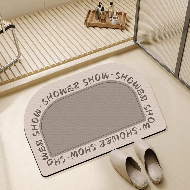 Bathroom Floor Mat Bathroom Non-slip Absorbent Toilet Strong Door Washroom Diatom Mud Quick Drying Mat Carpet Bathroom