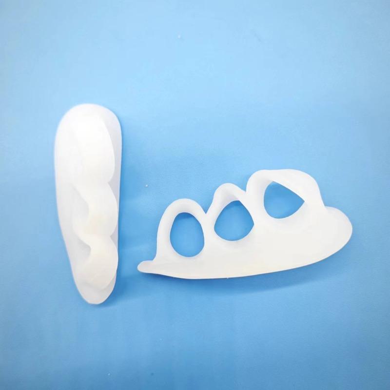 1Pair Silicone Gel Hammer Toe Straightener Corrector for Curled Toes Feet Foot Care Adjuster Tool