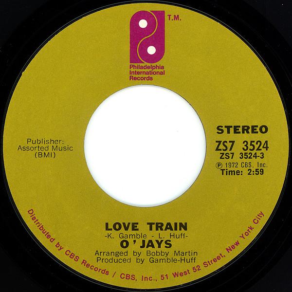 

7inch Record O JAYS - Love Train ZS73524 Philadelphia In 1972 US Soul/Funk Used